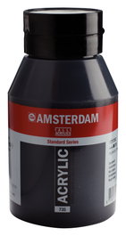 Amsterdam Standard Series Peinture Acrylique Noir Oxydé 735 - 1000 ml