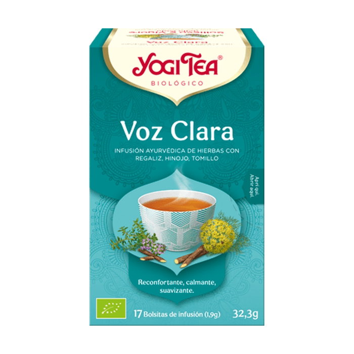 YOGI TEA Infusion Voz Clara 17 sachets