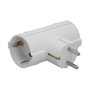 WOLFPACK LINEA PROFESIONAL Adaptateur Double Schuko 16 A 250 V Blanc
