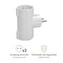 WOLFPACK LINEA PROFESIONAL Adaptateur Double Schuko 16 A 250 V Blanc
