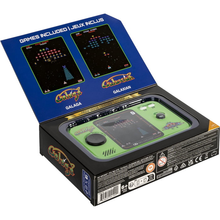 dreamGear My Arcade Pocket Player Pro Galaga - Vert / Noir