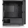 Thermaltake S100 TG CA-1Q9-00S1WN-00 - Boîtier PC Mini tour Micro-ATX/Mini-ITX - Sans alimentation - Noir - Verre trempé - 1 ventilateur 120mm - USB 3.0 - HD Audio