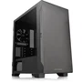 Thermaltake S100 TG CA-1Q9-00S1WN-00 - Boîtier PC Mini tour Micro-ATX/Mini-ITX - Sans alimentation - Noir - Verre trempé - 1 ventilateur 120mm - USB 3.0 - HD Audio