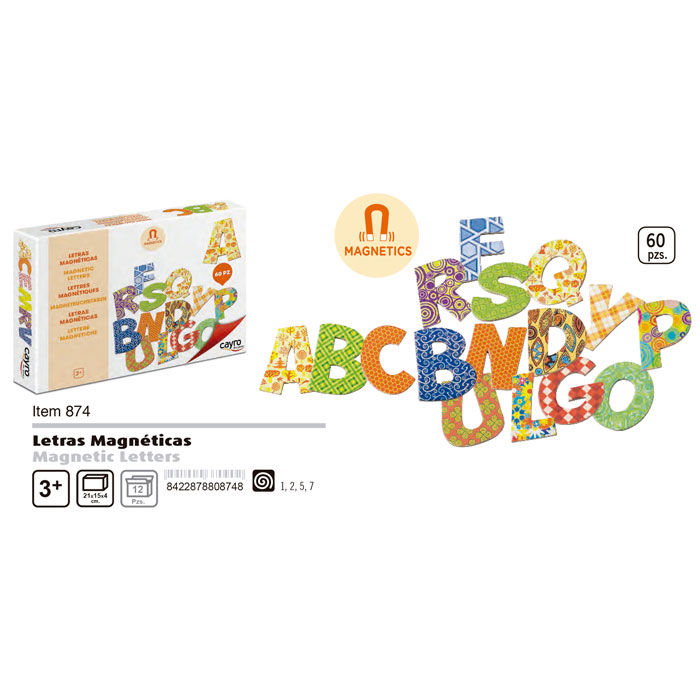 Cayro Lettres Magnétiques (60 Pzs)