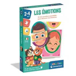 Clementoni - Les émotions - Jeu éducatif - 6 mini-puzzles pour découvrir et reconstituer les émotions - Développement socio-émotionnel et motricité fine