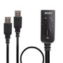 Lindy Switch KM USB 2 Ports - Commutateur KM pour clavier et souris avec câbles intégrés