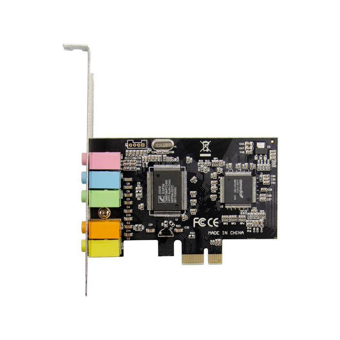 MicroConnect MC-CMI6CH-PCIE - Carte son PCIe pour PC - 5.1 canaux - Qualité audio immersive pour jeux, films et musique
