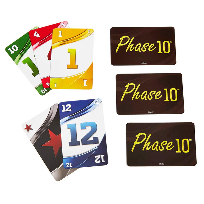 Mattel Games Phase 10 - Jeu de cartes de rami (108 cartes)