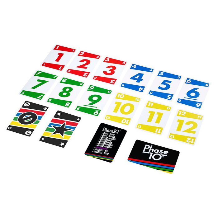 Mattel Games Phase 10 - Jeu de cartes de rami (108 cartes)