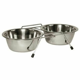 Kerbl Mangeoire Double pour Chien avec 2 Gamelles de 900 ml