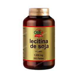 OBIRE Lécitine de Soja IP 1200 mg, 200 perlas