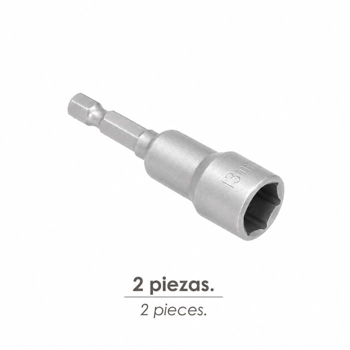 WOLFPACK LINEA PROFESIONAL Clé à pipe magnétique 13 mm (2 unités)
