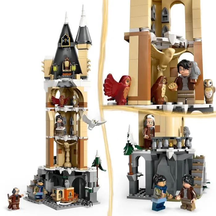 LEGO Harry Potter 76430 La Volière du Château de Poudlard, Jouet d'Animaux Magique pour Enfants dès 8 ans