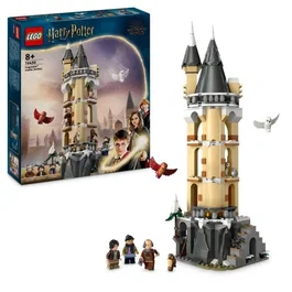LEGO Harry Potter 76430 La Volière du Château de Poudlard, Jeu de Construction Multicouleur