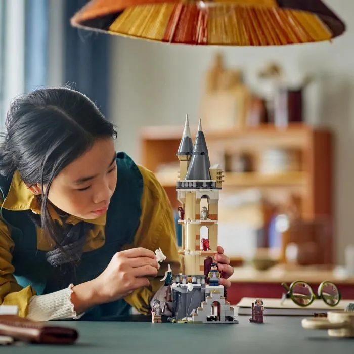 LEGO Harry Potter 76430 La Volière du Château de Poudlard, Jouet d'Animaux Magique pour Enfants dès 8 ans