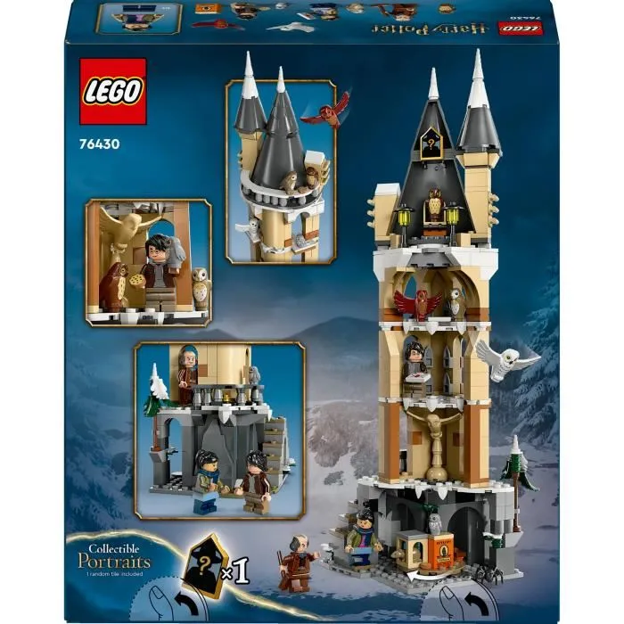 LEGO Harry Potter 76430 La Volière du Château de Poudlard, Jouet d'Animaux Magique pour Enfants dès 8 ans