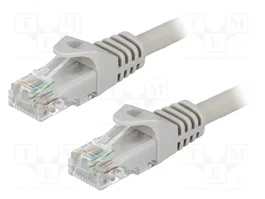 LOGILINK Câble Ethernet Cat 6 U/UTP RJ45 3m gris