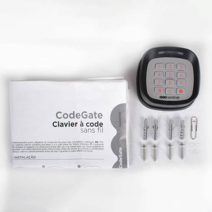 Scs Sentinel CodeGate Clavier à code sans fil Gris