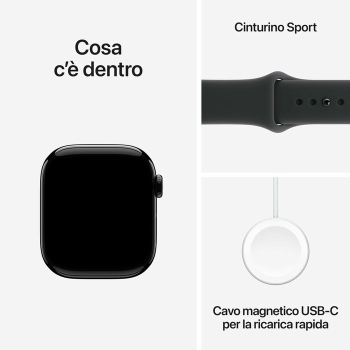 Montre intelligente Apple MF834QL/A Noir 42 mm
