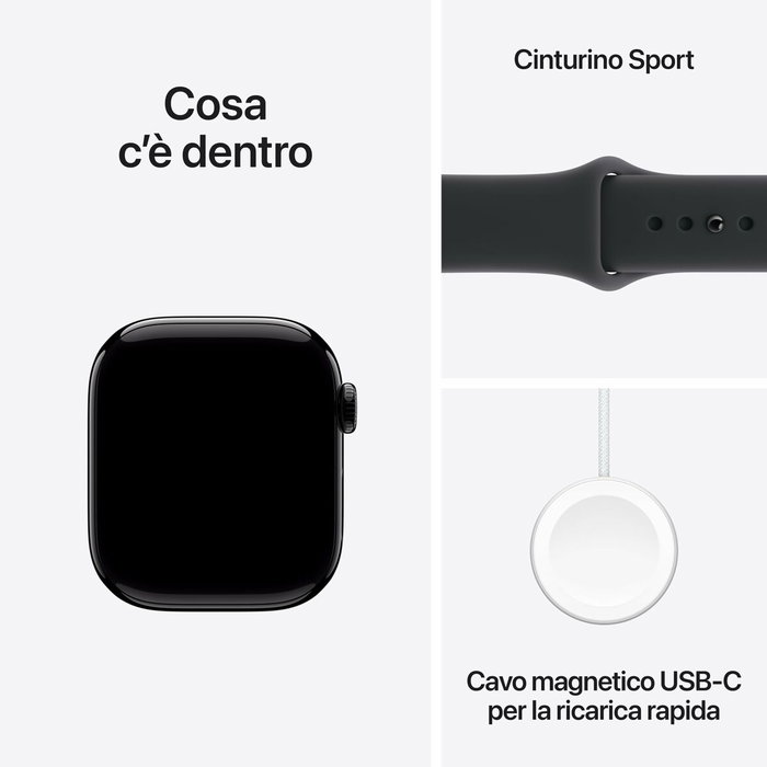 Montre intelligente Apple MF834QL/A Noir 42 mm