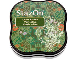 Tsukineko STAZON MIDI vert olive 58x58mm