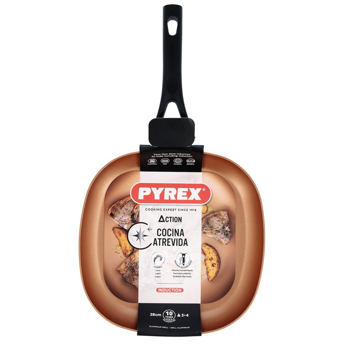 Pyrex Asador Aluminium Prensado Action 28 cm - 5 Unités