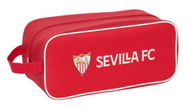 Safta Zapatillero étanche Sevilla FC - Porte-chaussures de sport résistant à l'eau, dimensions 34x15x14 cm, pour enfant à partir de 3 ans