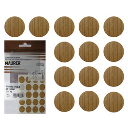 MAURER Cache-vis adhésifs chêne (blister 20 unités)</div>