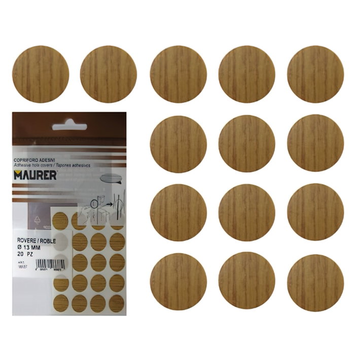 MAURER Cache-vis adhésifs chêne (blister 20 unités)</div> MAURER Cache-vis adhésifs chêne (blister 20 unités)</div>