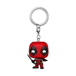 FUNKO Llavero Pocket POP Marvel Deadpool & Wolverine Deadpool