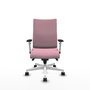 Piqueras Y Crespo Albacete Confidente Chaise de Bureau Rose avec Mécanisme Synchrone