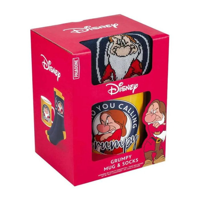 Paladone Disney Set Mug et Chaussettes Blanche-Neige Who You Calling Grumpy
