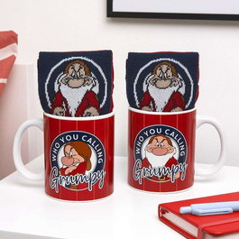 Paladone Disney Set Mug et Chaussettes Blanche-Neige Who You Calling Grumpy