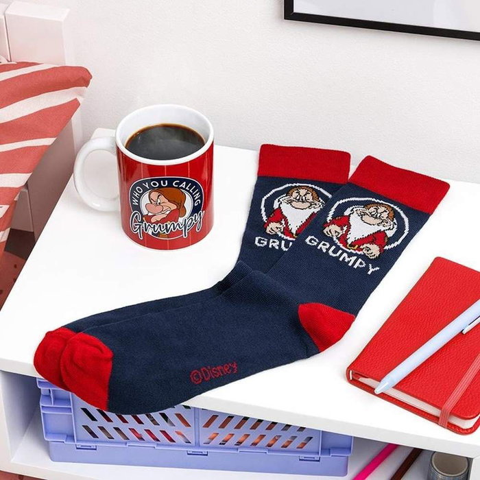 Paladone Disney Set Mug et Chaussettes Blanche-Neige Who You Calling Grumpy