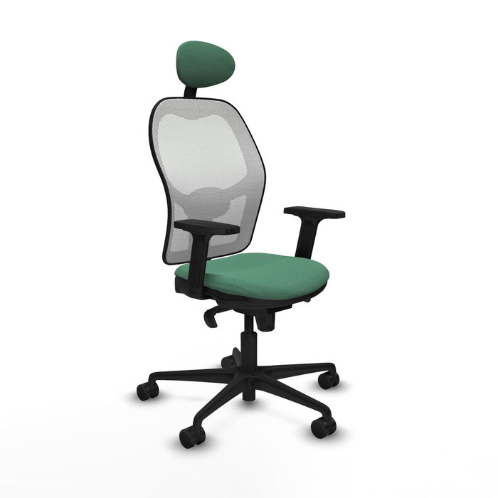 Piqueras y Crespo 2D036N1 Chaise de Bureau avec Appui-tête Vert émeraude Piqueras y Crespo 2D036N1 Chaise de Bureau avec Appui-tête Vert émeraude