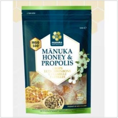 MANUKA NEW ZELAND Caramelos de Miel de Manuka MGO 100+ y Propolis 136g MANUKA NEW ZELAND Caramelos de Miel de Manuka MGO 100+ y Propolis 136g