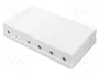 DIGITUS Boîtier Keystone blanc à 6 ports