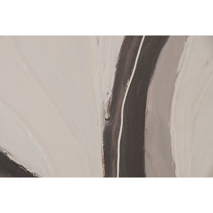 Home ESPRIT Toile Abstrait Urbaine Noir Beige (2 Unités)