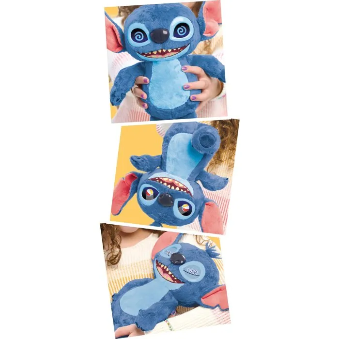 Disney Stitch Peluche Interactive Lilo & Stitch Many Moods 30 cm avec Sons et Mouvements - Dès 5 Ans