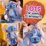 Disney Stitch Peluche Interactive Lilo & Stitch Many Moods 30 cm avec Sons et Mouvements - Dès 5 Ans
