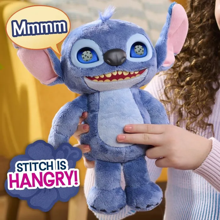 Disney Stitch Peluche Interactive Lilo & Stitch Many Moods 30 cm avec Sons et Mouvements - Dès 5 Ans