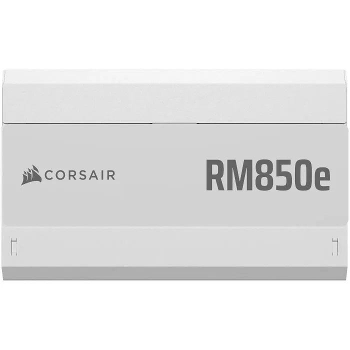Corsair Alimentation PC RMe White Series RM850e CP-9020293-EU, 850W ATX 3.1, Certifiée 80 PLUS Gold, 20+4 pins, Refroidissement Actif, 150 x 140 x 86 mm