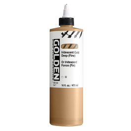 Golden Peinture Acrylique High Flow Or Iridiscent Sombre (Fino) 473 ml