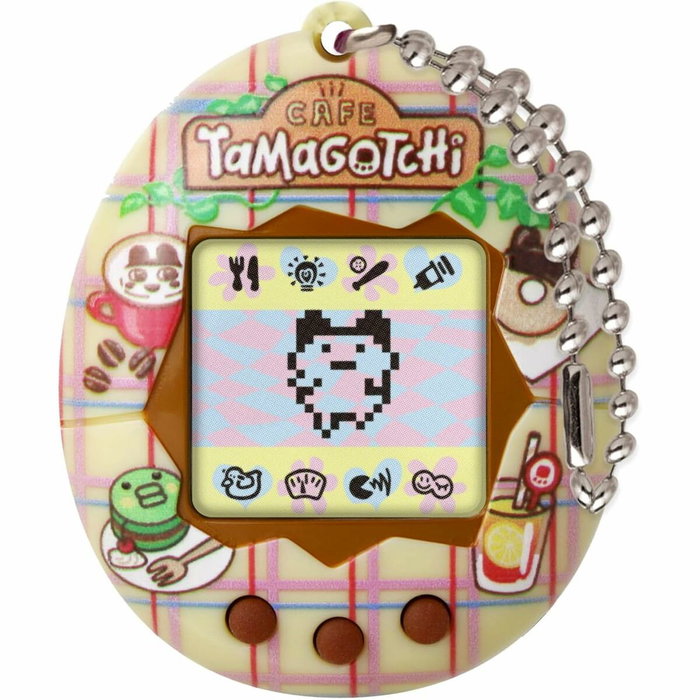 Bandai Tamagotchi Original Tama Café - Marron et beige Bandai Tamagotchi Original Tama Café - Marron et beige