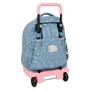 Safta Cartable à roulettes amovible Snoopy Gris 22 L