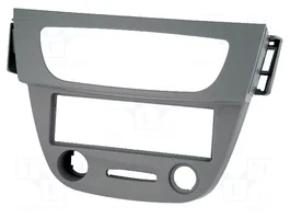 ACV Cadre de radio 1 DIN gris pour Renault Megane 2009->
