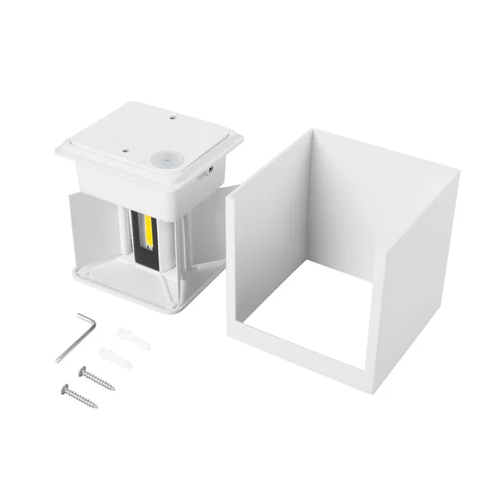 Applique LED Extérieure 2x5W 100Lm/W IP65 Blanc Chaud 2700K HO-APL06-IP65-W-WW