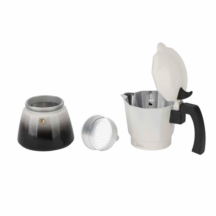 Cafetière Italienne JATA HCAF2403 Crème Aluminium 3 Tasses
