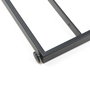 Emuca Jeu de Lader set de cadres d'étagères, hauteur 1150mm, Acier, Peint en noir