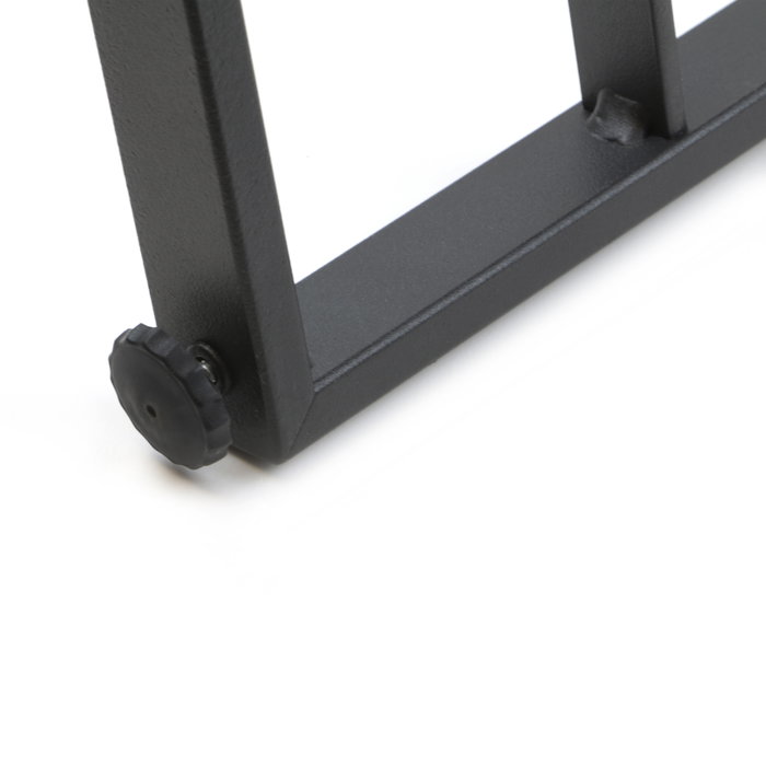 Emuca Jeu de Lader set de cadres d'étagères, hauteur 1150mm, Acier, Peint en noir